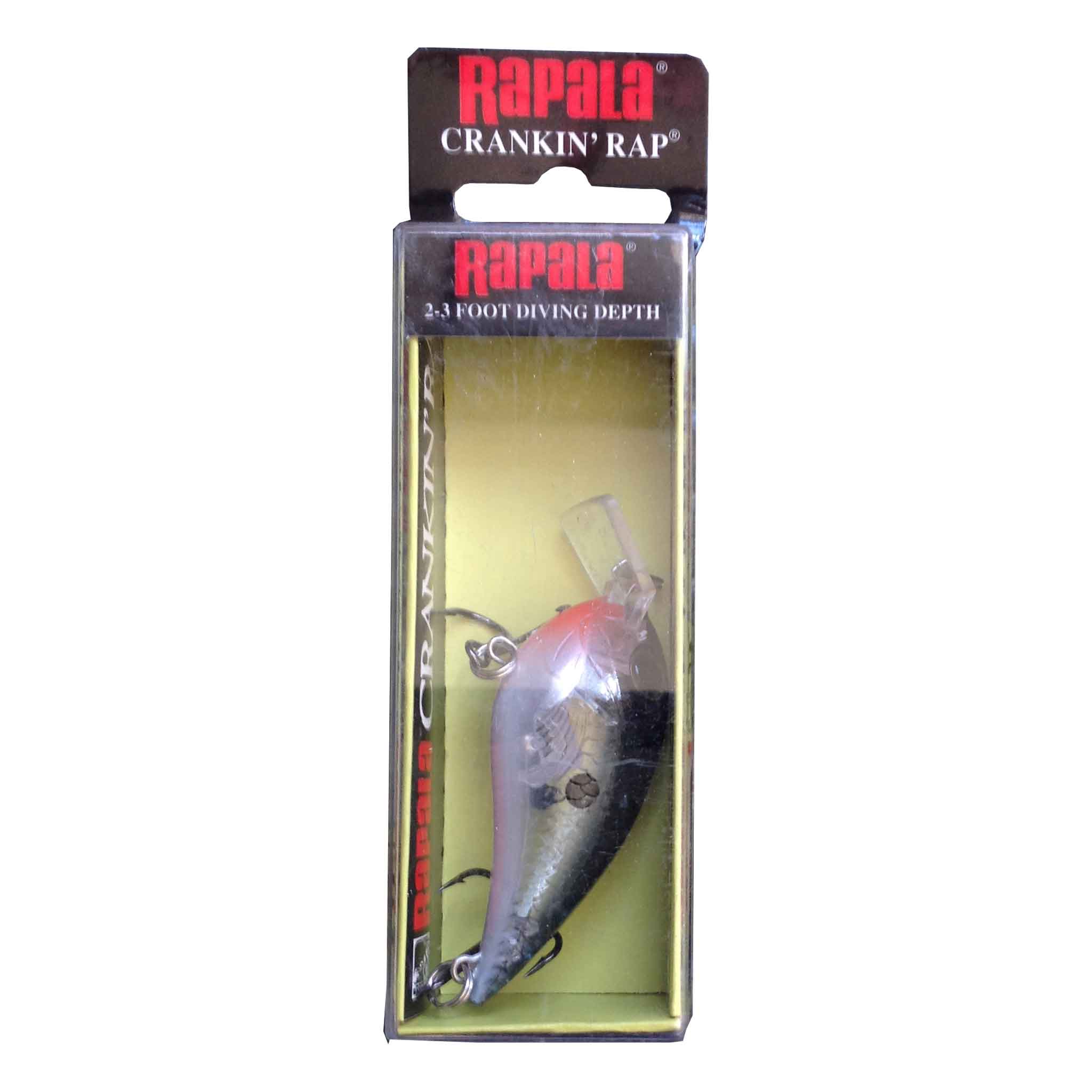 RAPALA CRANKIN' RAP (BLACK, SILVER, WHITE, RED) - Moosa's Angling And  Outdoor