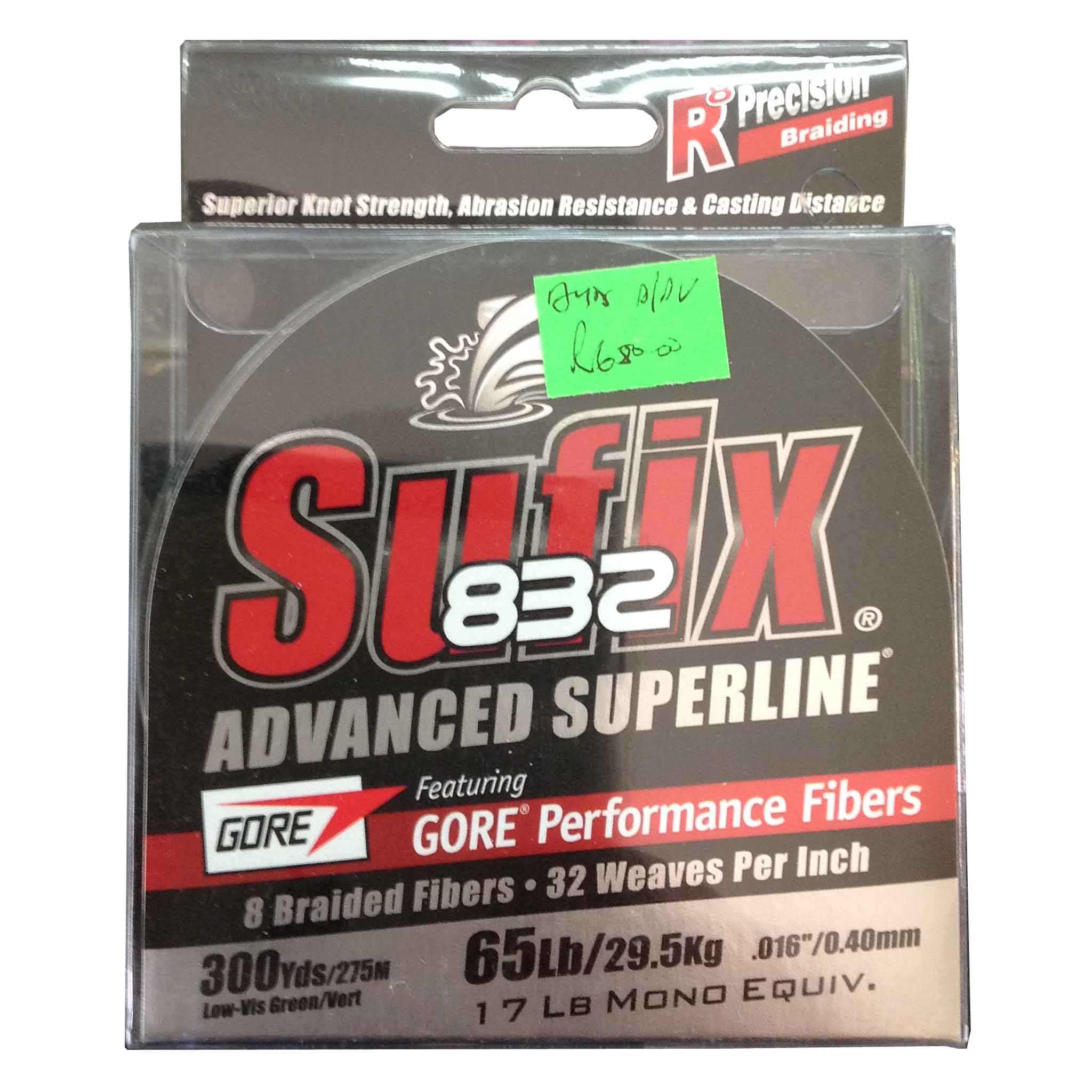 SUFIX 832 ADVANCED SUPERLINE BRAID 65LB - Moosa's Angling And Outdoor
